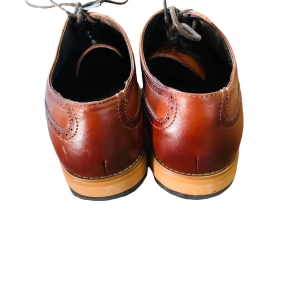 Stacy Adams 8.5 Mens Lace Up Oxford Dress Shoes - Picture 4 of 10